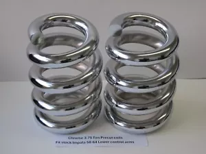 Bobinas precortadas Lowrider Hydraulics 3,75 toneladas, cromo, ajuste original Impala 58-64 - Imagen 1 de 15