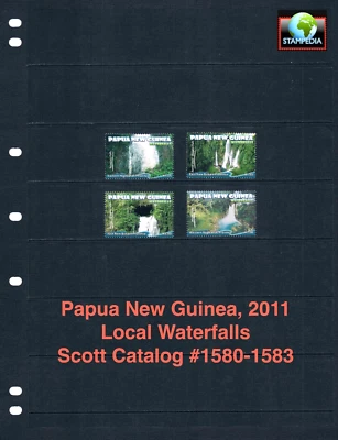 Valor Scott de $13,00 - 2011 PAPÚA NUEVA GUINEA Cascadas So. Pacific CV MNH NH UMM Foto 1 de 4