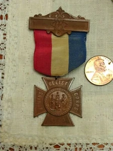 Woman's Relief Corps Ribbon Medal 1883 Civil War Related pin - Picture 1 of 5