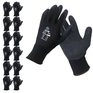 GlovBE Work/Garden All-Purpose 6/12/120 pairs Gloves with Latex Coated Palm Grip - Picture 1 of 7