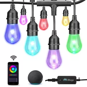 iMagic 49ft Strip Light RGB Garden Back light Alexa Google Assistant App Control - Picture 1 of 9