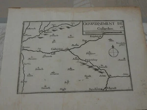 carte gouvernement de gallardon (eure et loir) Tassin vers 1630  - Picture 1 of 1