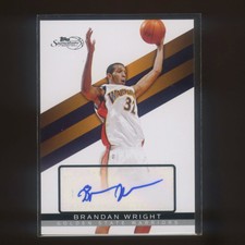 2008-09 Topps Signature Autograph Brandan Wright TSA-BW #d 1239/3645