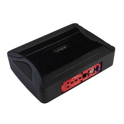 Vibe Pulse PULSEC8A-V4 Compact Active Underseat Bass Enclosure Subwoofer 80w RMS - Image 1 of 4