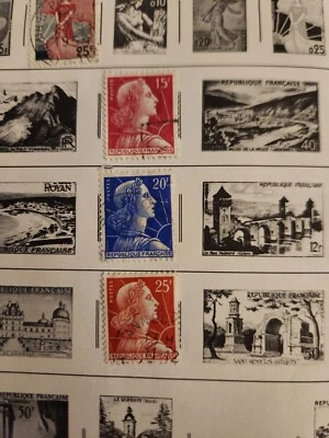Large Stamp Collection 425+  Around The World & USA Some Hinged Some Loose 1940s - Image 1 of 4