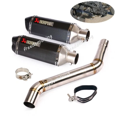 Deflector silenciador tubo de escape medio deslizable 51 mm para CF-Moto NK650 NK400 MT650 MT400 Foto 1 de 4
