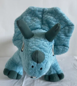 Jurassic World TRICERATOPS Dinosaur 9” Blue Plush Universal Studios jw 2014 - Picture 1 of 11