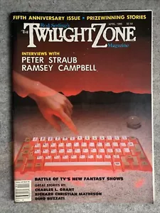 Rod Sterling's The Twilight Zone Magazine : April 1986 : VG+ Condition - Picture 1 of 2