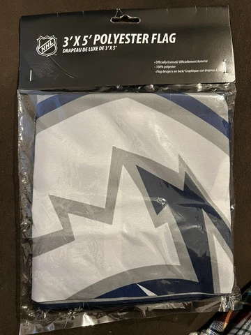 NHL Vancouver Canucks 3' x 5' Polyester Fan Flag Official NEW IN PACKAGE Cover