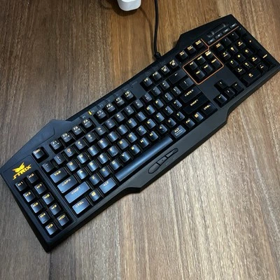 TECLADO GAMING USB MECÁNICO TAMAÑO COMPLETO ASUS STRIX TACTIC PRO Gaming PC Como Nuevo Foto 1 de 4