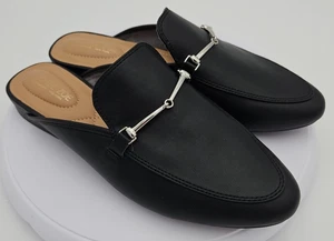 Rachel Zoe Black Alani *NEW* Horsebit #652699 COMFORT Mule Women's Size 9.5 NWOB - Picture 1 of 14