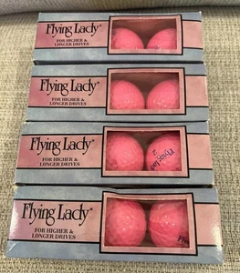 Spaulding FLYING LADY 4 Ärmel pink Golfbälle höher länger fährt Brustkrebs - Bild 1 von 7