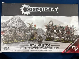 NIB W'Adrhun Conquest 49 Minis One Player Starter Set Box Para Bellum - Picture 1 of 2