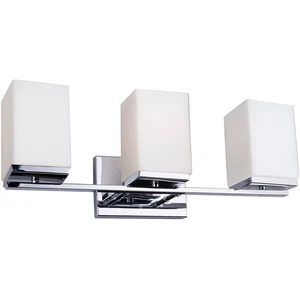 Forte Lighting 5145-03-05 Ella 3 Light 21 inch Chrome Vanity Light Wall Light - Picture 1 of 3