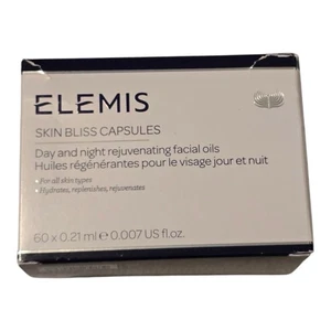 Elemis Skin Bliss Capsules Rejuvenating facial oils 60 caps 0.21 ml Genuine New! - Picture 1 of 2