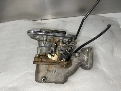 DATSUN 240Z 260Z CANNON MANIFOLD DUAL WEBER 2BBL CARBURETORS 32/36 DGV-5A - Image 1 of 4