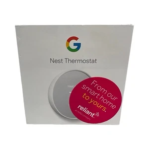 BRAND NEW!! Google Nest Thermostat Sealed box - G4CVZ Snow - Picture 1 of 18