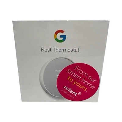 BRAND NEW!! Google Nest Thermostat Sealed box - G4CVZ Snow - Image 1 of 4