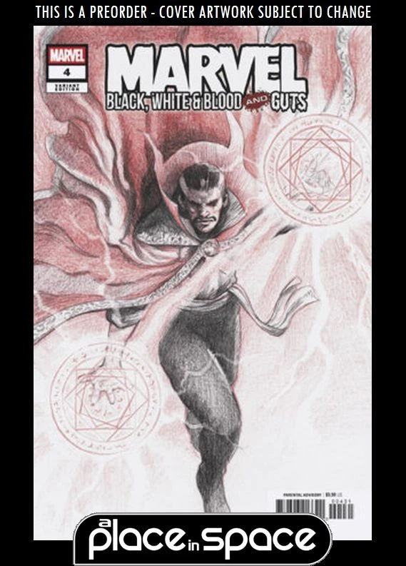 (WK01) MARVEL: BLACK, WHITE & BLOOD AND GUTS #4C ARITA - PREORDER JAN 7TH