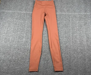 Leggings ajustados de tiro alto Lululemon Wunder Train para mujer talla 2 naranja 28" - Imagen 1 de 7