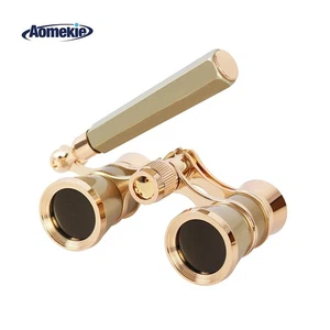 3X25 Opera Glass Compect Metal Binoculars with Handle for Adults Women Gift - Picture 1 of 8
