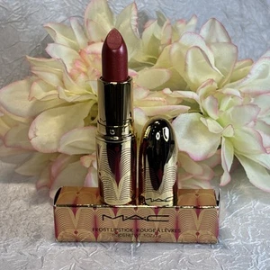 MAC Frost Lipstick - REGAL RED - GIFT OF GOLD - Lim Ed NIB Full Size Free Ship - Picture 1 of 1