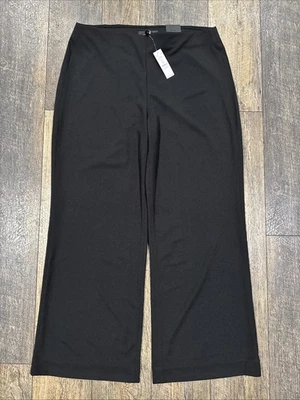 Pantalones de pierna ancha negros White House Black Market nuevos con etiquetas - talla 18 Foto 1 de 4