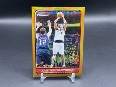 2006-07 Bowman Chrome Andre Iguodala #21 Gold Refractor /50 76ers - Image 1 of 2