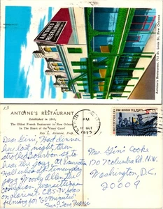 Postal histórica del restaurante Antoines de Nueva Orleans - Imagen 1 de 1