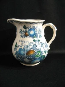 MASON'S FRUIT BASKET BLUE 28 OUNCE ROMNEY JUG - Picture 1 of 1