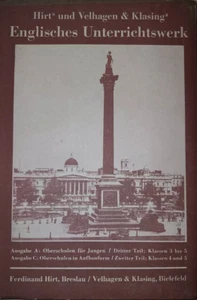 Deutsche Bücher zum Englisch lernen 1939 Jahrgang ENGLISCHES UNTERRICHTSWERK - Bild 1 von 1