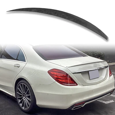 Окрашенный черный обсидиановый спойлер на задний багажник из АБС-пластика для Mercedes Benz W222 A 197 - Изображение 1 из 4