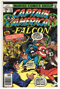Capitán América #217 Muy Fino 8.0 Primera Aparición de Marvel Boy Quasar 1978 - Imagen 1 de 2