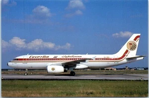 Egypt Air, Airbus A320-200 Airplane Postcard - Picture 1 of 2