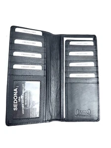 SEDONA® LONG WESTERN LEATHER WALLET WITH RFID PROTECTION - Picture 1 of 4