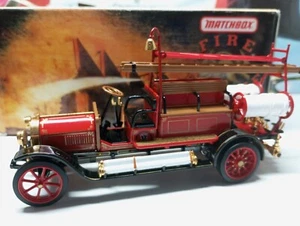 MATCHBOX MODELS OF YESTERYEAR - 1912 MERCEDES-BENZ FIRE ENGINE - YFE20-M - Picture 1 of 6