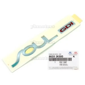 Emblem Badge Trunk Soul GDI Rear 863112K500 for Kia Soul - Picture 1 of 4