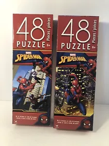 2 PACK New Kids Spider-Man Marvel Puzzle 48 pcs Camelback Prize 9.1 X 10.3 - Picture 1 of 3