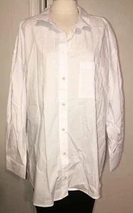 XXXL 22 Time and Tru Damenbluse weiß langarm geknöpft vorne neu mit Etikett - Bild 1 von 3