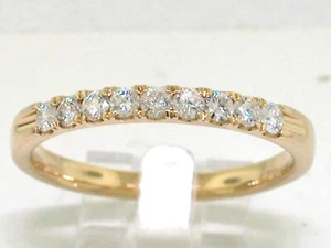 Memory Brillant Ring 585 Gelbgold 14Kt Gold 9 Brillanten 0,32ct Wesselton Si - Bild 1 von 6