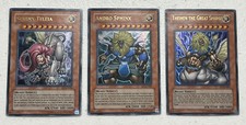 Yu-Gi-Oh TCG Card Andro Great Sphinx Teleia Set Ep1-001 002 & 003 Ultra Foil LP