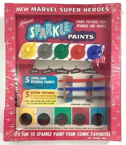 1967 Kenner’s Sparkle Paints MARVEL SUPER-HEORES Malset Nr. 153H - NEU - Bild 1 von 7