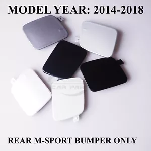 Cubierta de gancho parachoques trasero para BMW X5 F15 M Sport 2014-2018 elige color/lado - Imagen 1 de 18