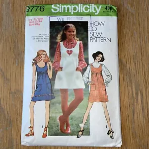 Simplicity 9776 ~ Blouse & Dress Sewing Pattern CUT ~ Miss, Size 14, Bust 36” - Picture 1 of 2