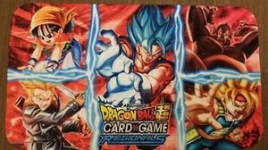 Dragon Ball Super Gioco di Carte ARG Regionale Vegito Pan Bardock Trunks Tappetino da Gioco in Panno - Foto 1 di 1