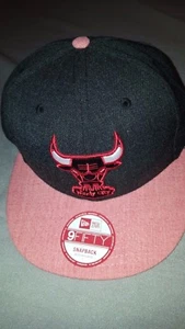 NEW ERA 9 FIFTY NBA CHICAGO BULLS HEATHER ACT SNAPBACK HAT GREY NEW 80233321 - Picture 1 of 4
