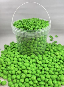 Skittles Sweets *Green* Choose Your Own Colour & Weight 1kg Bucket Reusable Tub - Picture 1 of 15