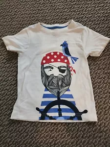 Tea Collection Pirate Shirt Size 2/3 - Picture 1 of 5
