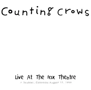Counting Crows Live At The Fox Theatre In Boulder, CO Promo CD (Like New) - Picture 1 of 1