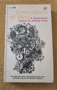 Sidney Hook (ed.), Dimensions of Mind, 1961. Paperback. Good - Picture 1 of 6